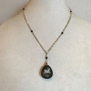 Capricorn Zodiac Necklace/Pendant-SS-NEW